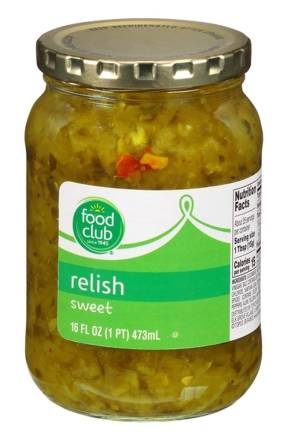 Food Club Sweet Relish 16 oz
