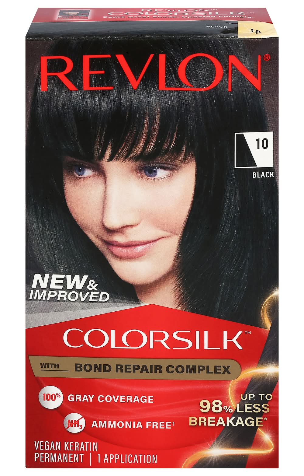 Revlon ColorSilk Beautiful Color Black 10