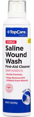 Top Care Saline Wound Wash 7.4 oz