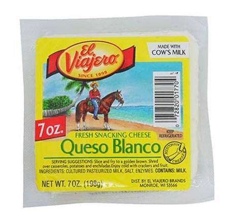 El Viajero Queso Blanco 7 oz