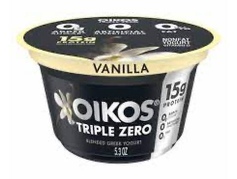 Dannon Oikos Triple Zero Vanilla 5.3 oz