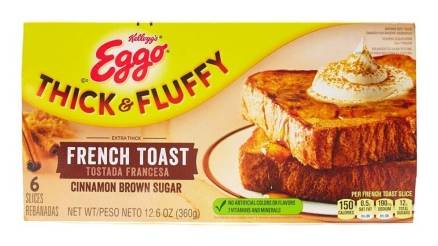 Eggo Thick & Fluffy French Toast Cinnamon Brown Sugar 12.6 oz