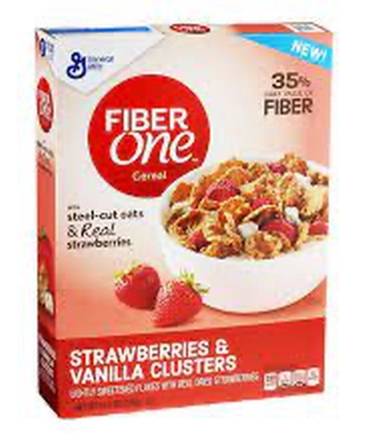 FiberOne Strawberry & Vanilla Clusters