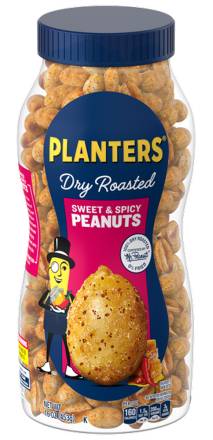 Planters Dry Roasted Sweet and Spicy Peanuts 16 oz