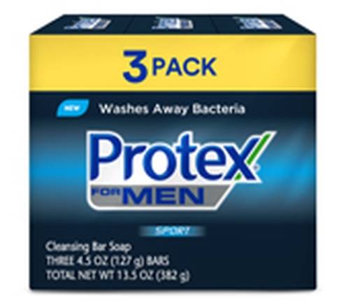 Protex Men Sport Soap Bars 3 ct