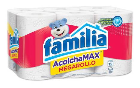 Familia Papel Sanitario Acolchamax Megarollo  12 ct