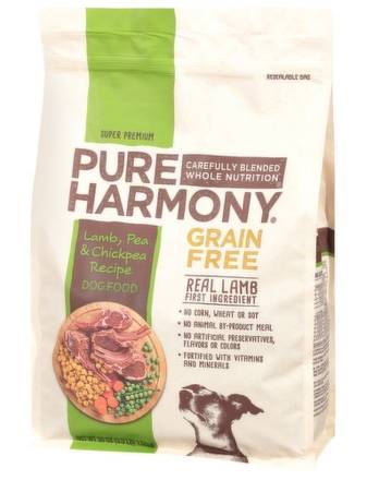 Pure Harmony Grain Free Lamb Dog Food 3.5 lbs