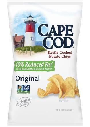 Cape Cod Kettle Cooked Reduced Fat Potato Chips 8 oz