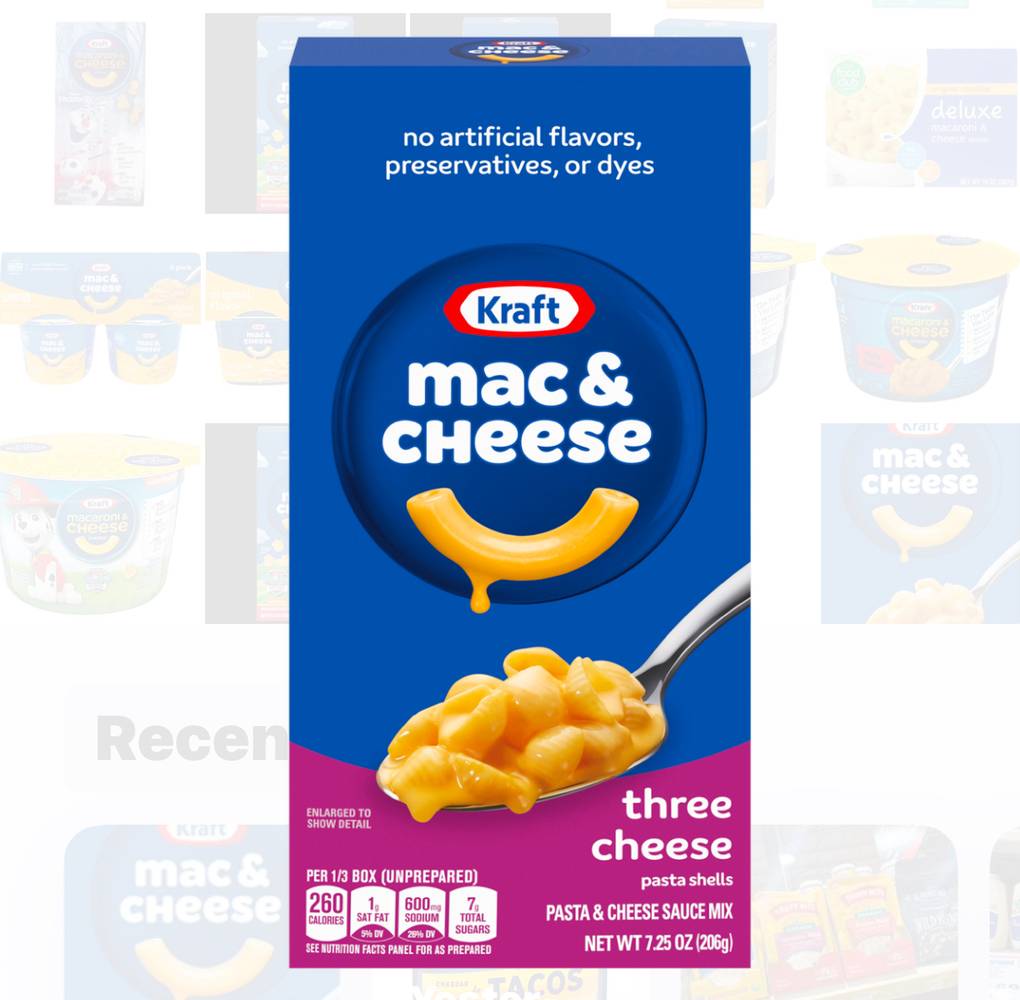 Kraft Macaroni & Cheese Three Cheese 5.5 oz