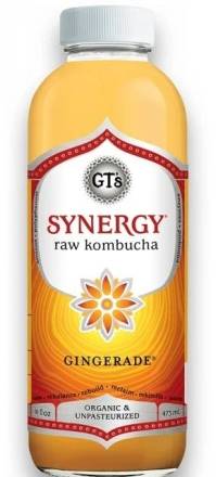 Synergy Raw Kombucha Gingerade 16 oz