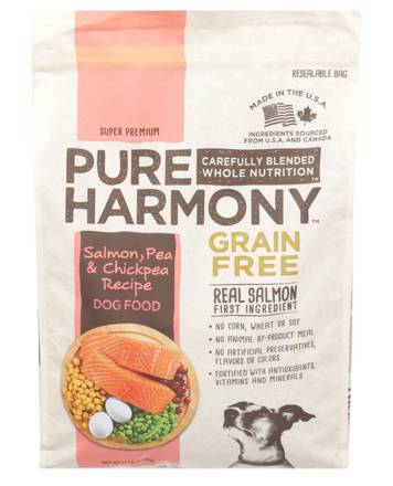 Pure Harmony Grain Free Salmon Dog Food 14 lbs