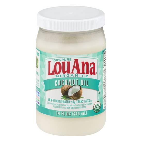 LouAna 100% Pure Organic Coconut Oil 14 oz