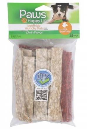 Paws Beefhide Munchy Flats