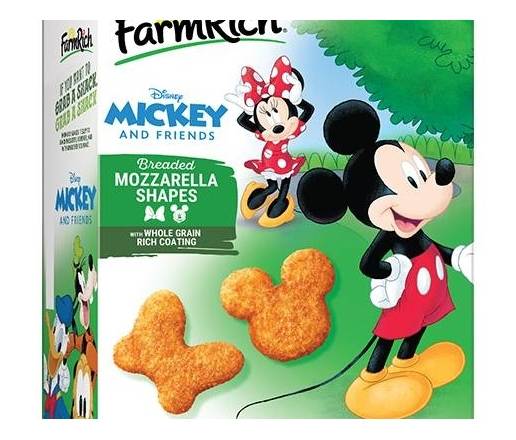 Farm Rich Mickey and Friends Breaded Mozzarella Shapes