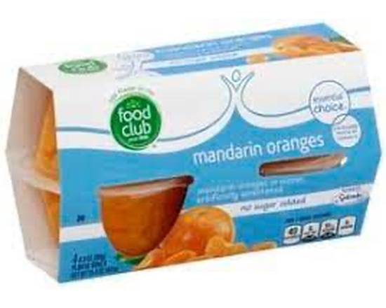 Food Club Mandarin Oranges No Sugar Added 4-4 oz