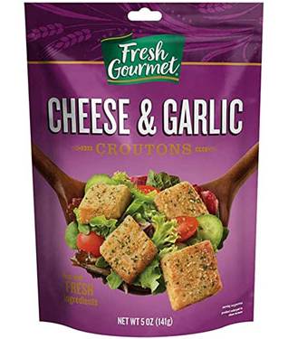 Fresh Gourmet Cheese & Garlic Croutons 5 oz