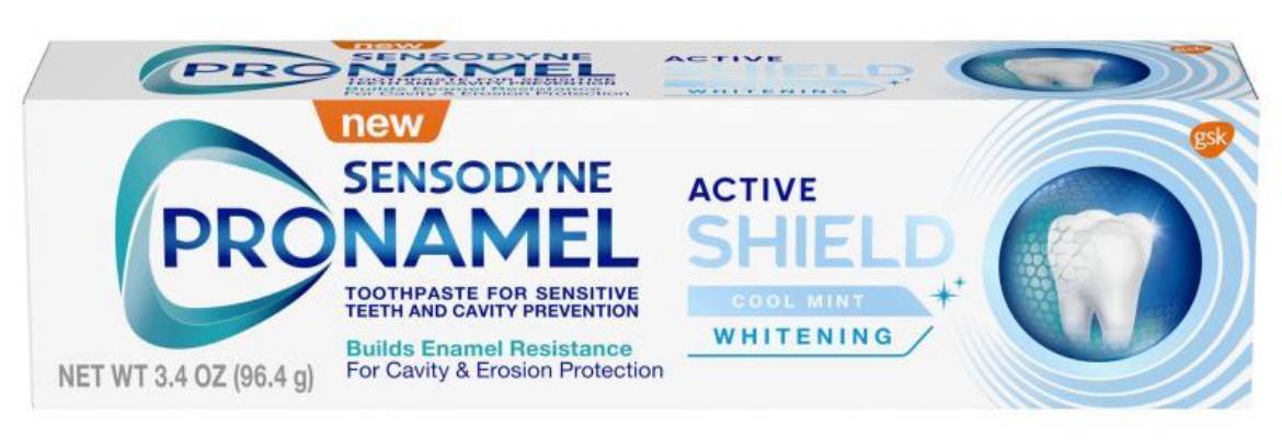 Sensodyne Pronamel Active Shields Whitening Toothpaste Cleansing Mint 3.4 oz