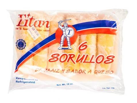 Titan Sorullos de Maiz y Sabor a Queso 6 ct