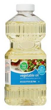 Food Club Vegetable Oil 24 oz