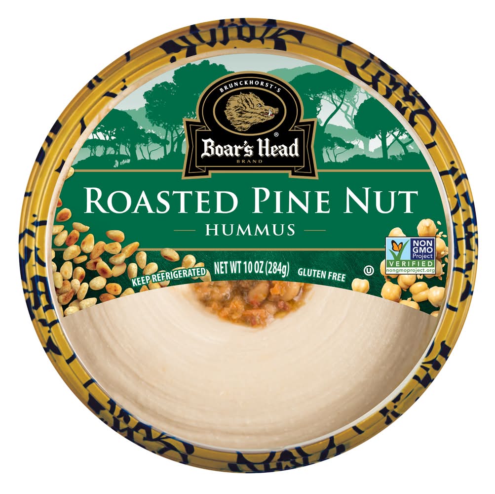 Boar's Head Roasted Pine Nut Hummus 10 oz 