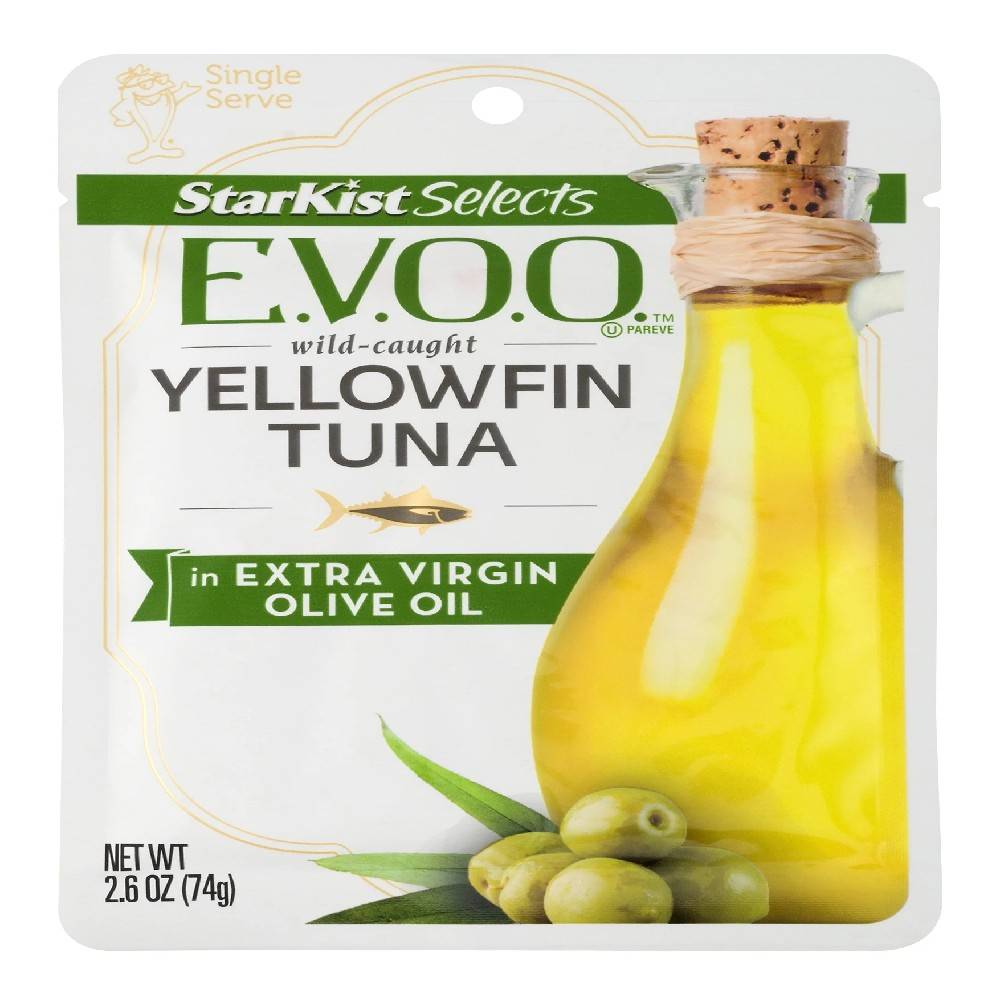Starkist EVOO Wild Yellowfin Tuna in Extra Virgin Oil 2.6 oz