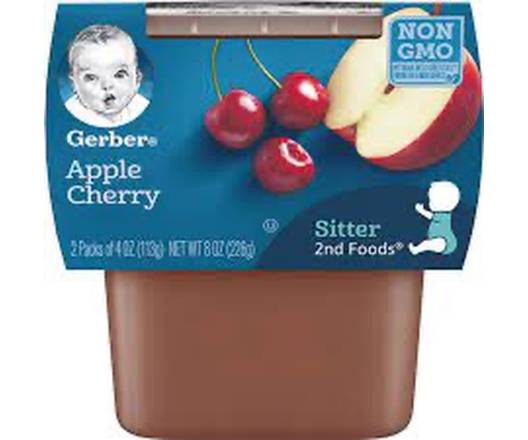 Gerber Apple Cherry for Sitter 2-4 oz