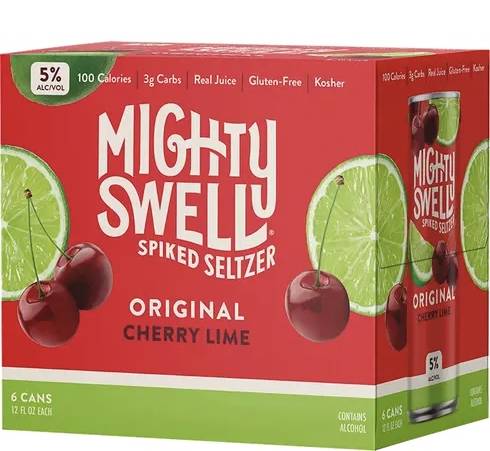Mighty Swell Spiked Seltzer Cherry-Lime 6-12 oz
