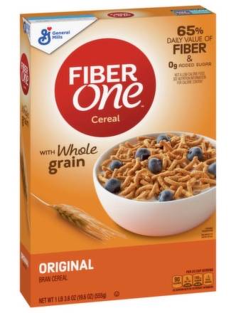 FiberOne Original Whole Grain Cereal 19.6 oz