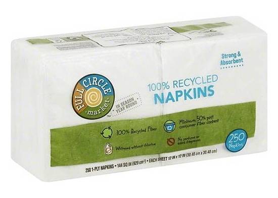 Full Circle 100% Recycled Napkins