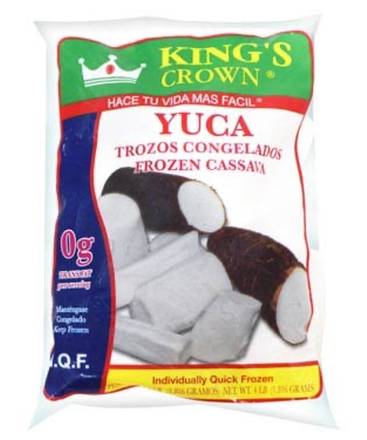 King's Crown Yuca en Trozos / Frozen Cassava 64 oz