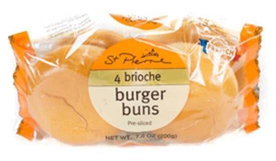 St Pierre Brioche Burger Buns 7 oz