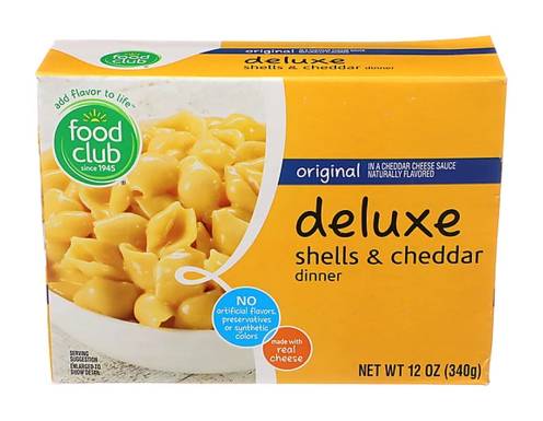 Food Club Deluxe Shells & Cheese Original 12 oz
