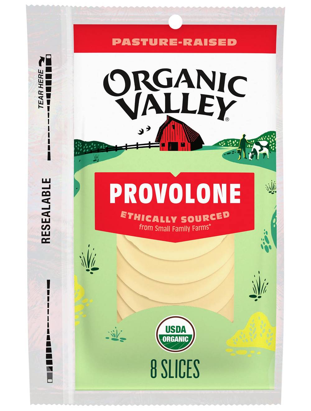 Organic Valley Provolone Cheese 6 oz