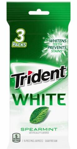 Trident White Spearmint 3-16 ct