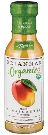 Brianna’s Organic Mango Vinaigrette Dressing 10 oz.