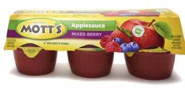 Mott’s Mixed Berry Applesauce 6-4 oz