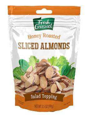 Fresh Gourmet Honey Roasted Sliced Almonds 3.5 oz