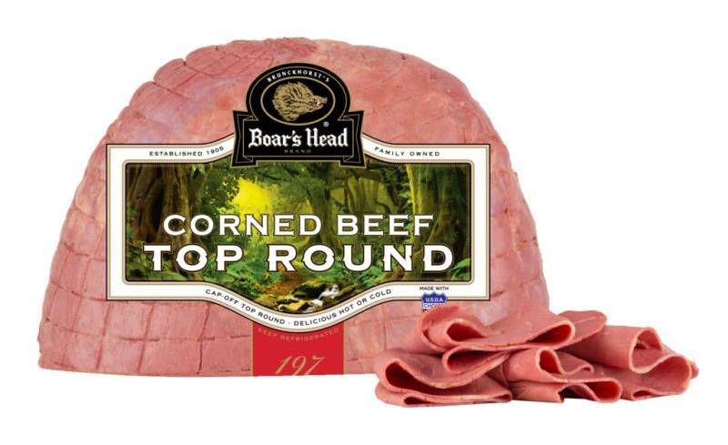 Boar's Head Corned Beef Top Round STO 8 oz