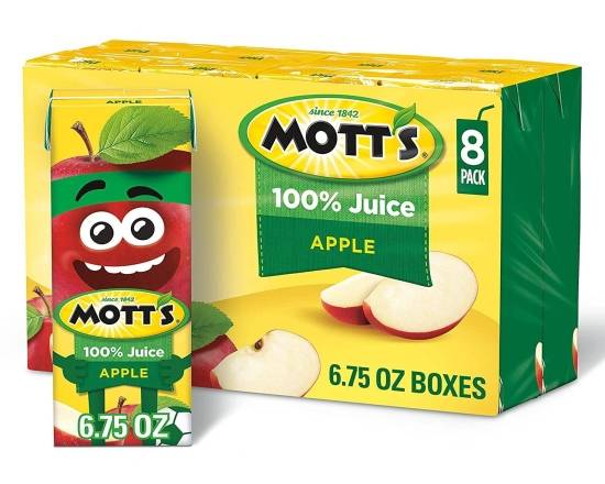 Mott’s 100% Juice Apple 8-6.75 oz