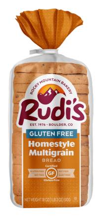Rudi's Homestyle Gluten Free Multi-Grain Bread 18 oz