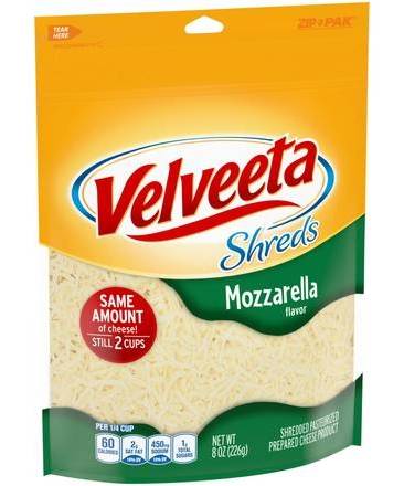 Velveeta Shreds Mozzarella Flavor 8 oz