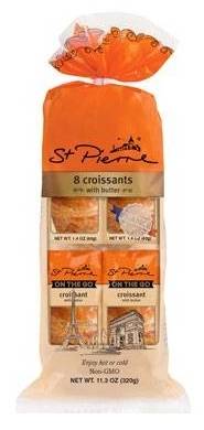 St Pierre 8 Croissants with Butter 11.3 oz
