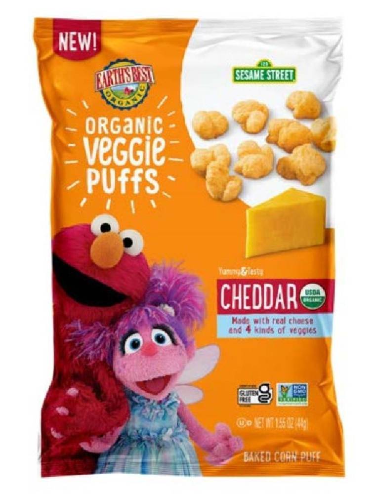 Earth's Best Organic Veggie Puffs Cheddar 1.55 oz