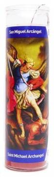 Luminaria Velón San Miguel Arcangel 1 ct