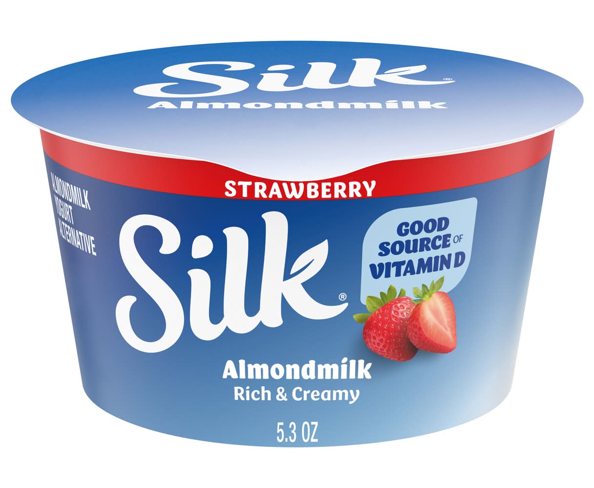 Silk Almond Milk Strawberry Yogurt 5.3 oz
