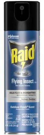 Raid Flying Insect Spray Outdoor Fresh Scent 11 oz