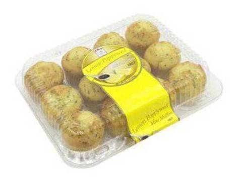 Cafe Valley Bakery Lemon Poppyseed Mini Muffins 10.5 oz
