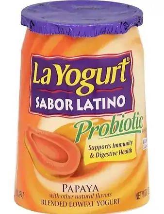 LaYogurt Sabor Latino Probiotic Papaya 6 oz