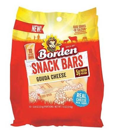 Borden Snack Bars Gouda Cheese 7.5 oz