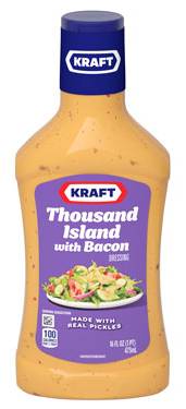 Kraft Thousand Island with Bacon Dressing 16 oz  